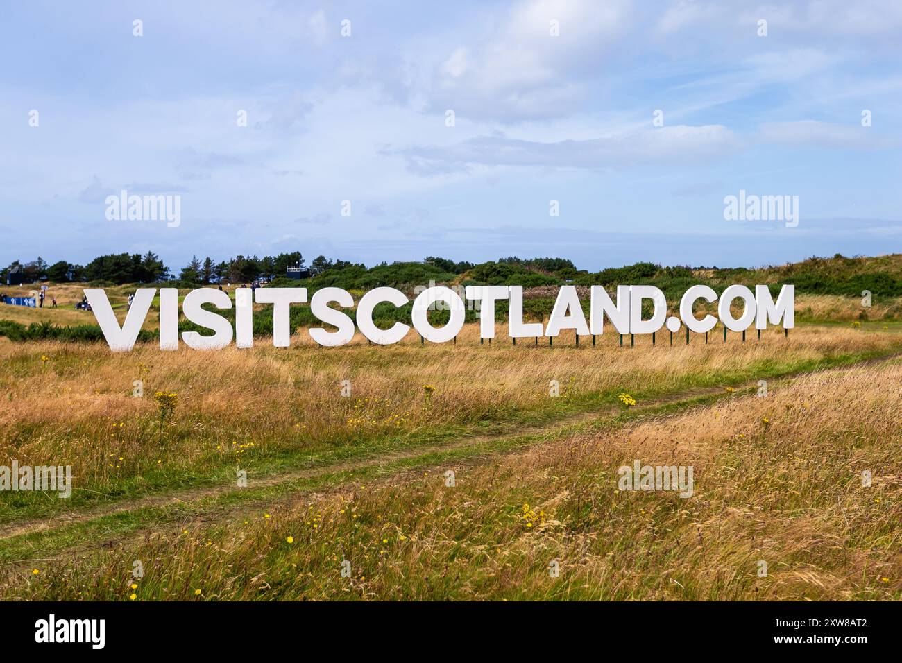 North Ayrshire, Scotland. 18th August 2024. The final round round of