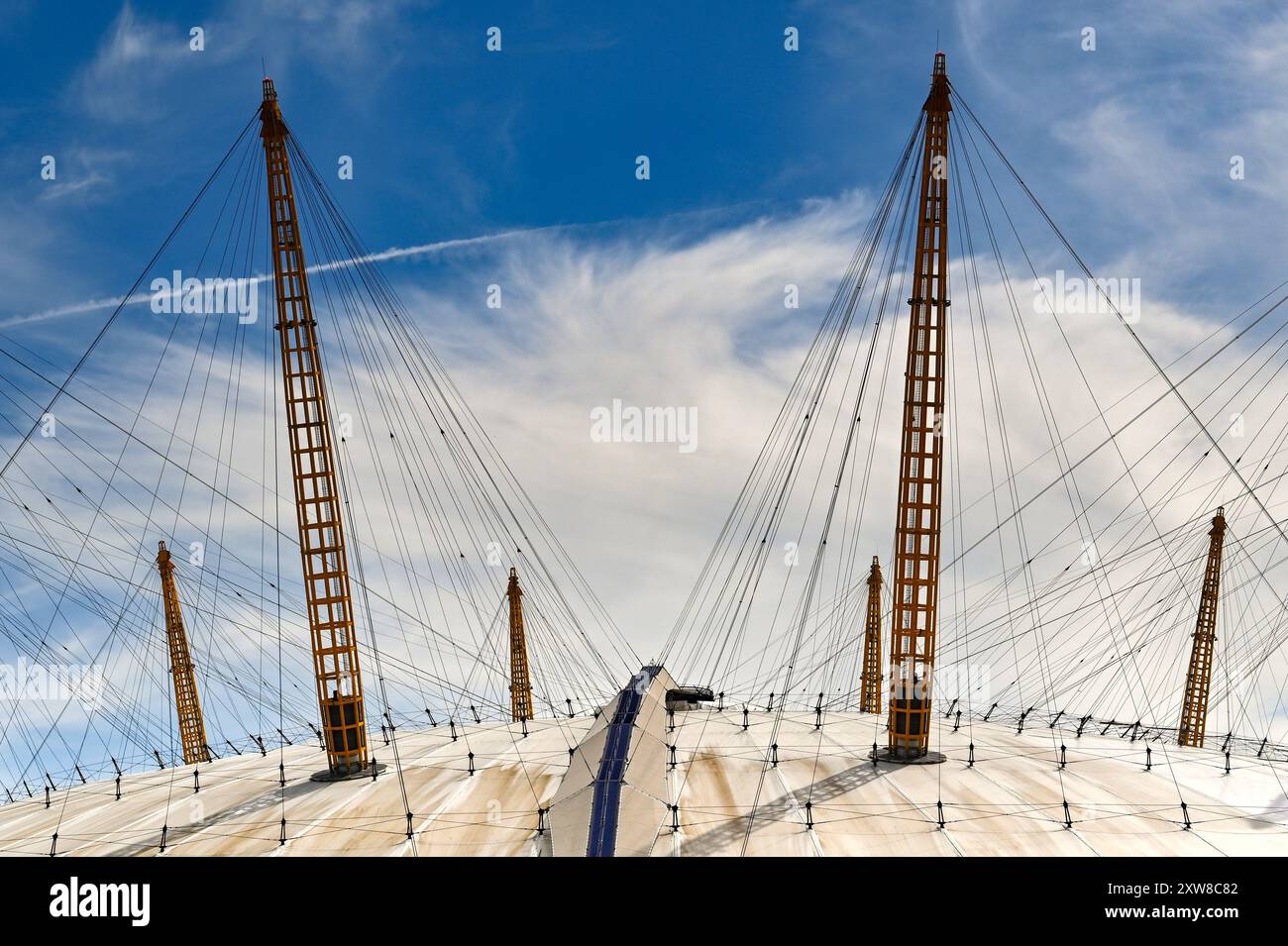 Walk On The O2 Rood London, England, UK - 21 June 2022: Rood of the O2 Arena in London ...