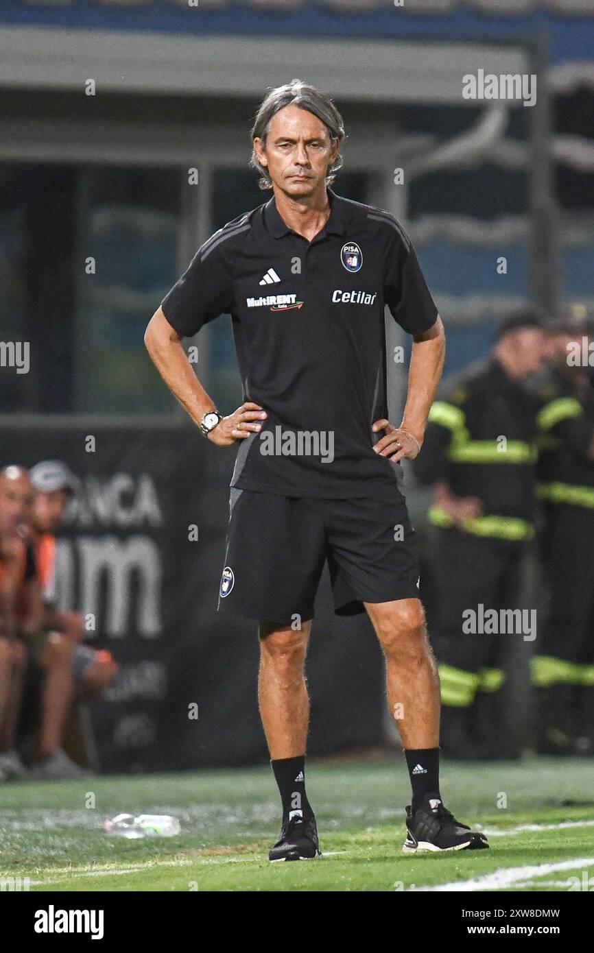 Head Coach Filippo Inzaghi (Pisa) during AC Pisa vs Spezia Calcio