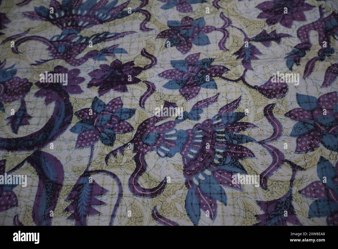 batik from java indonesia have the best pattern Stock Photo - Alamy