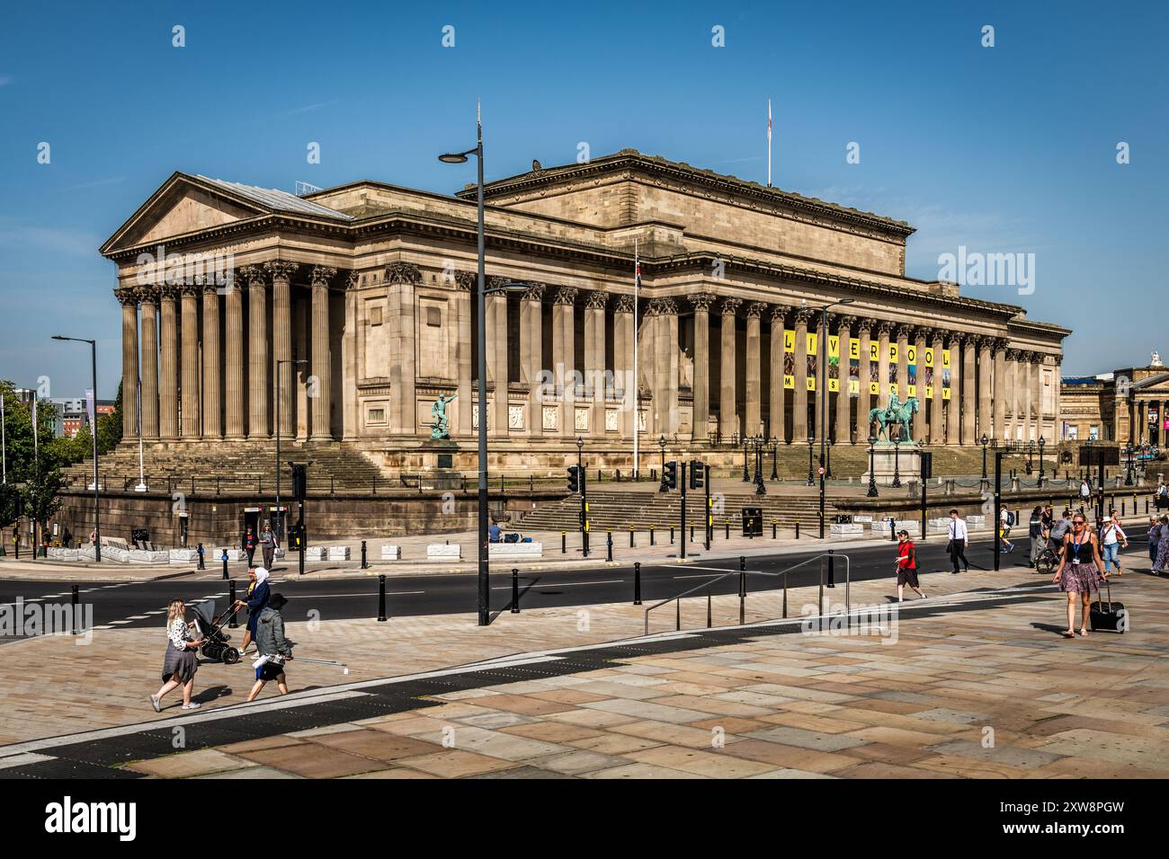 St Georges Hall Liverpool Stock Photo