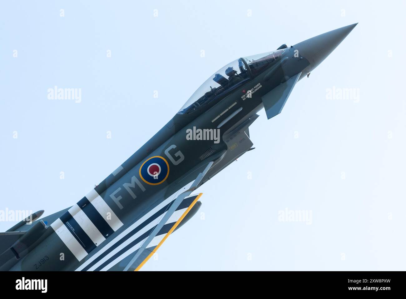 Royal Air Force Eurofighter Typhoon FGR4 fighter jet plane ZJ913 ...