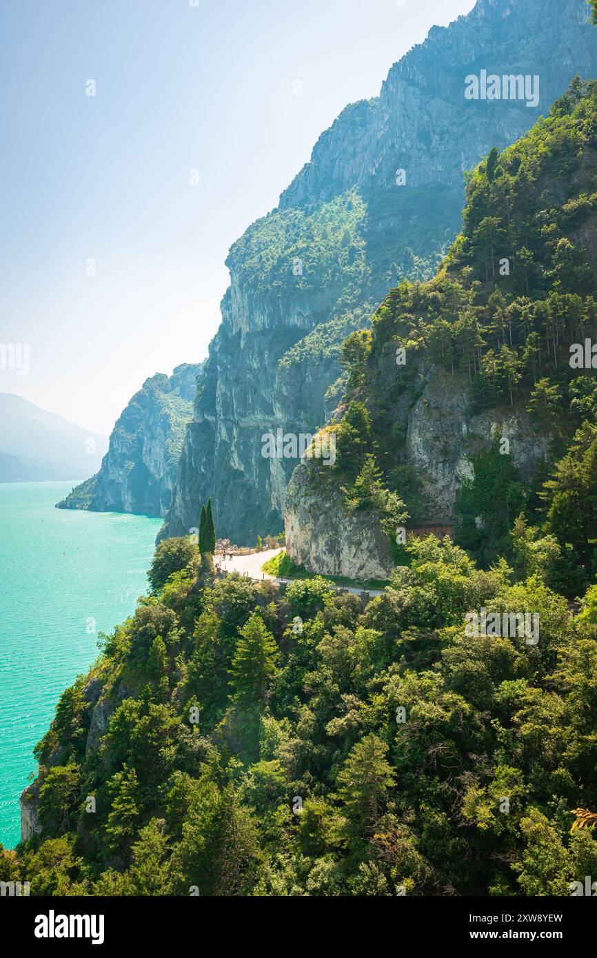 Ponale Riva Del Garda Strada del ponale trail hi-res stock photography and images - Alamy