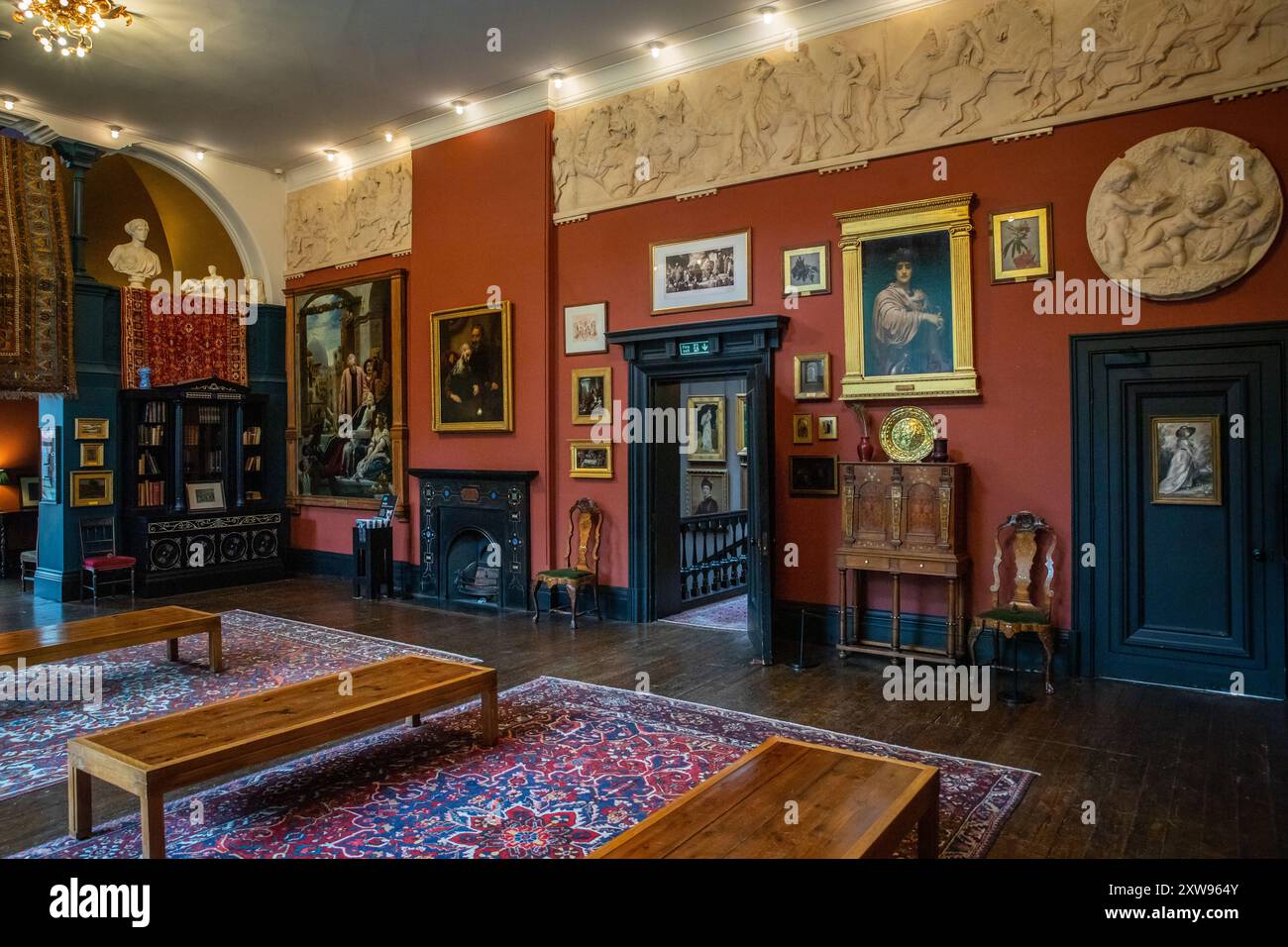 The studio of Lord Frederic Leighton at Leighton House Museum Stock Photo