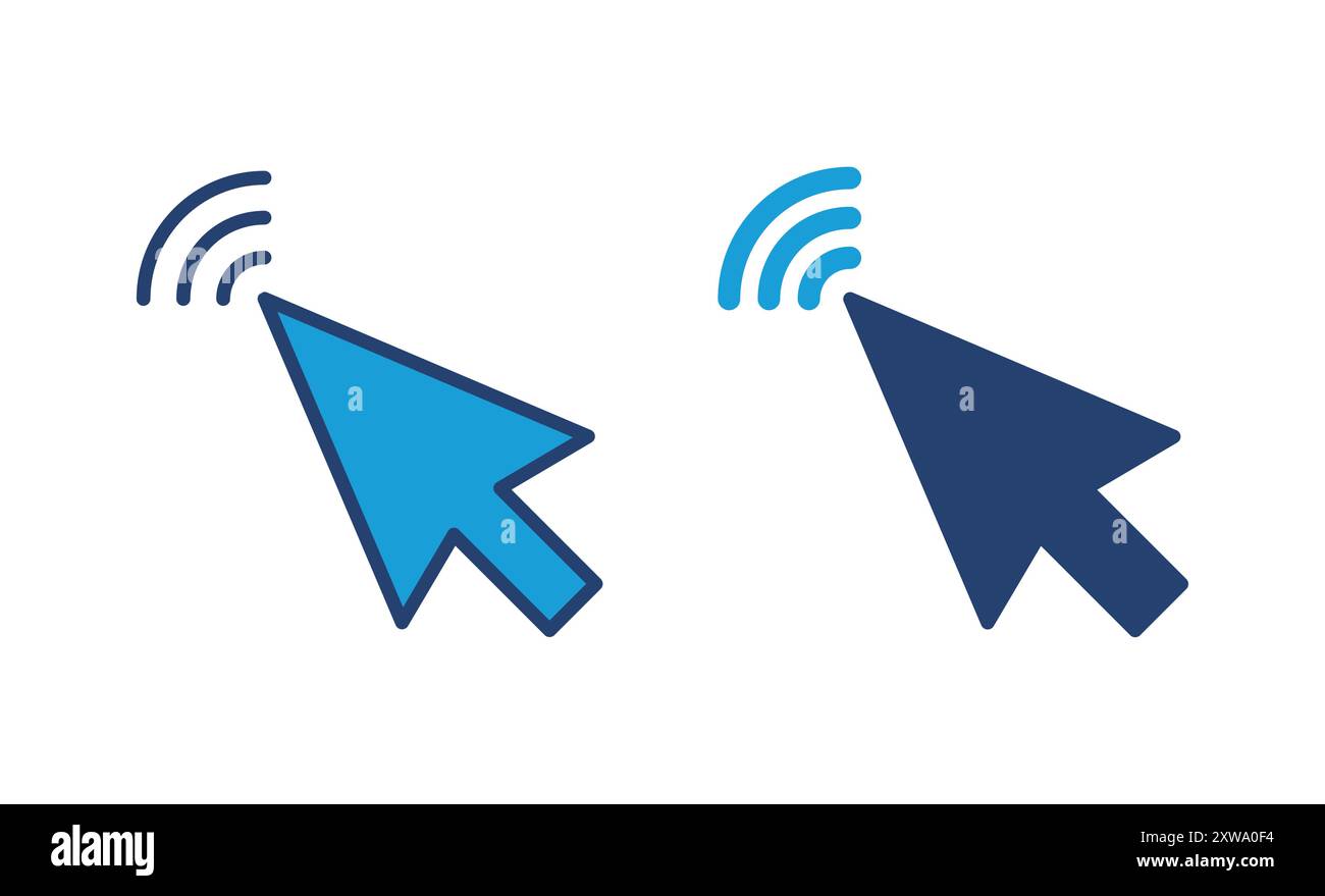 Click icon vector. pointer arrow icon. cursor icon vector Stock Vector ...
