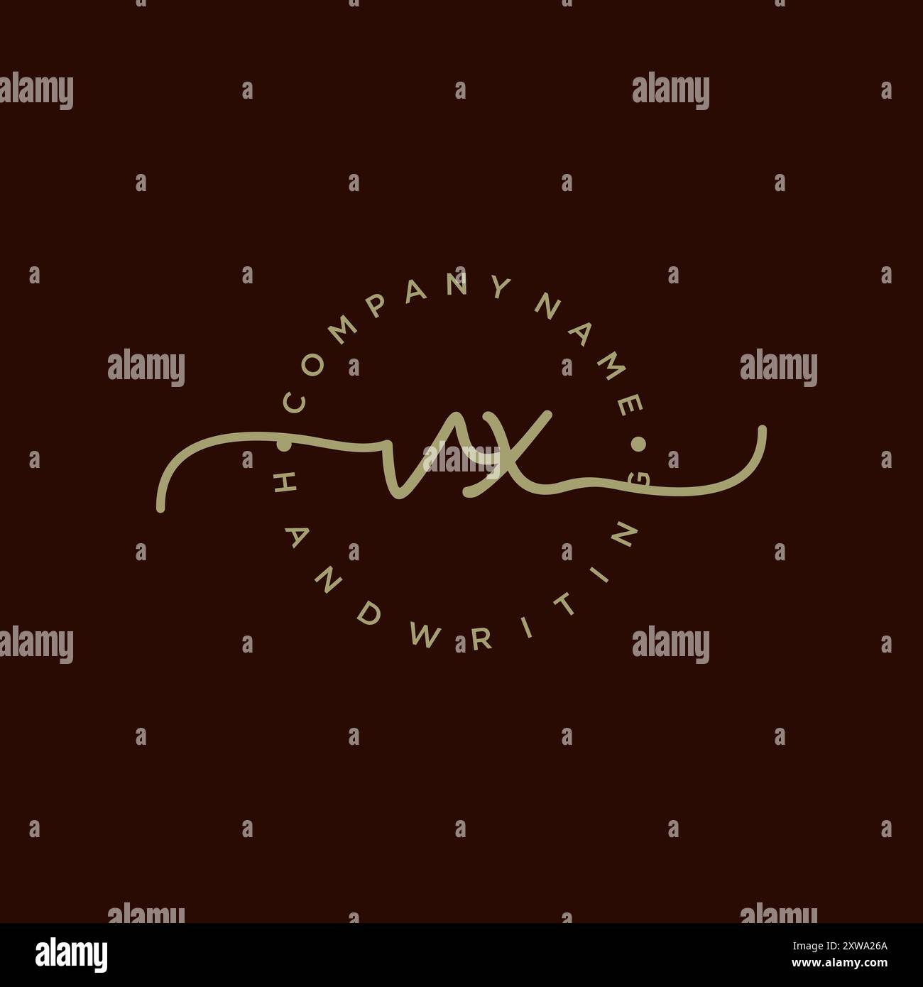 Vx template Stock Vector Images - Alamy