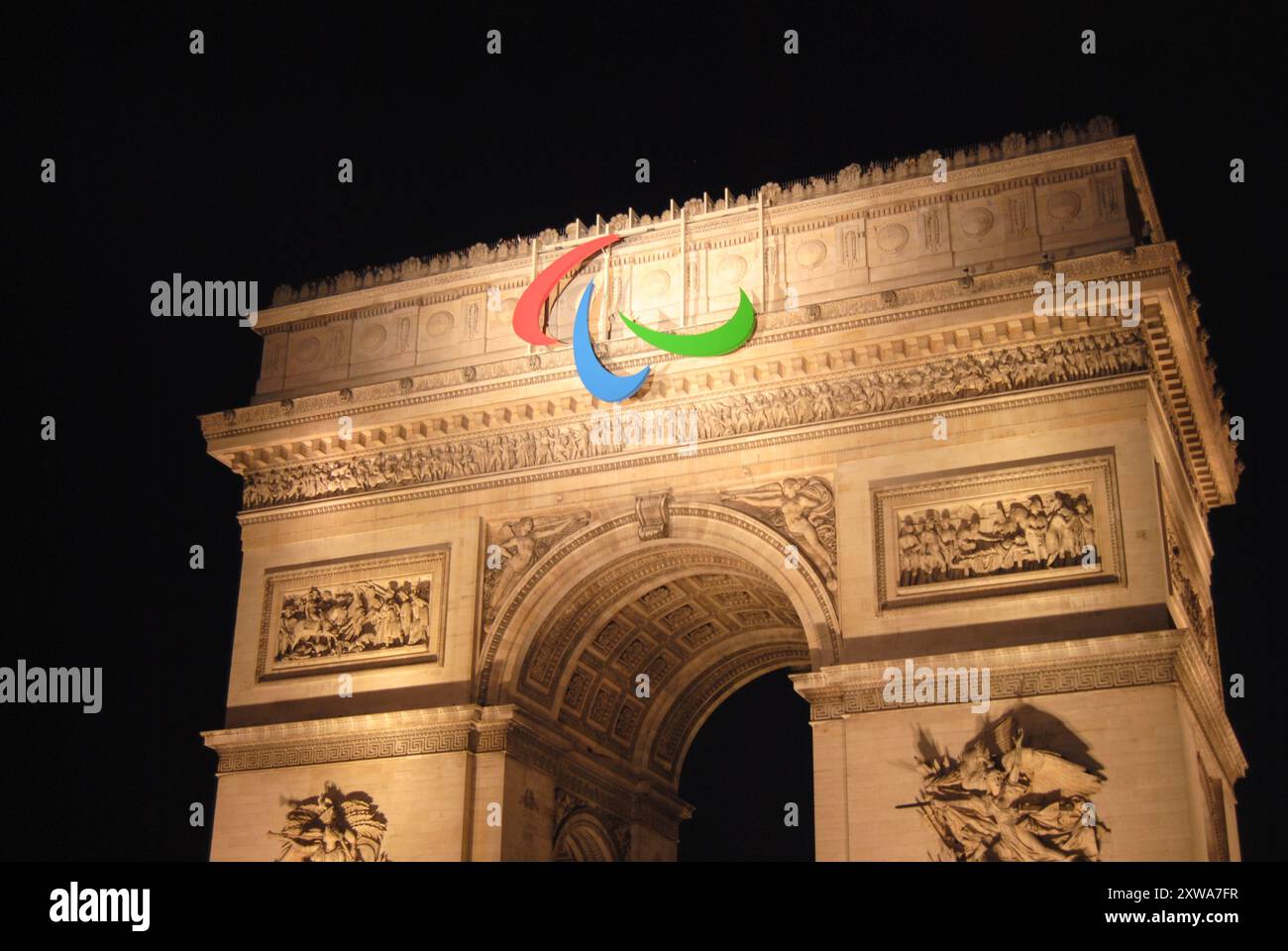 Paris 2024 summer paralympic games hires stock photography and images