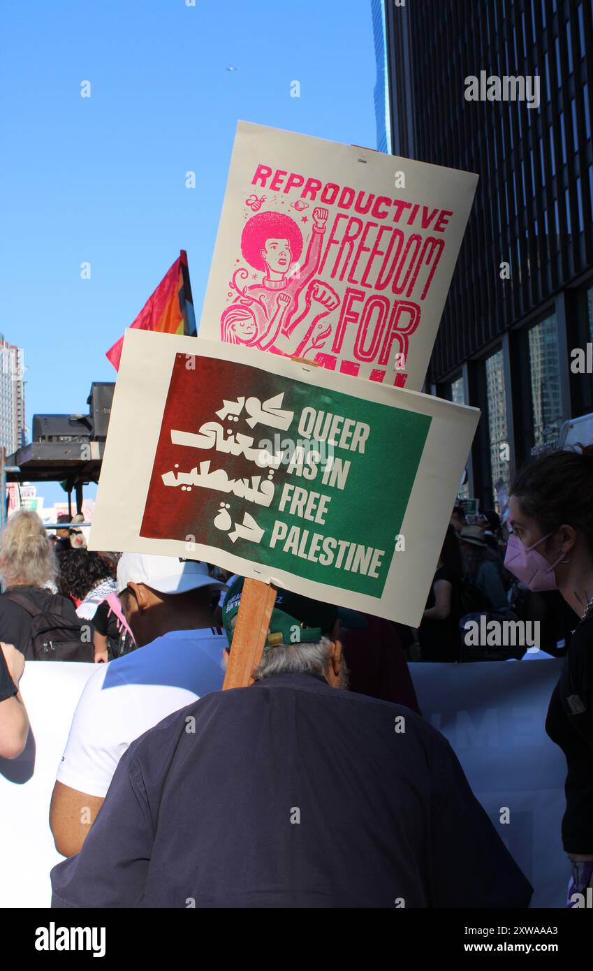 Democratic convention 2024 protest hires stock photography and images