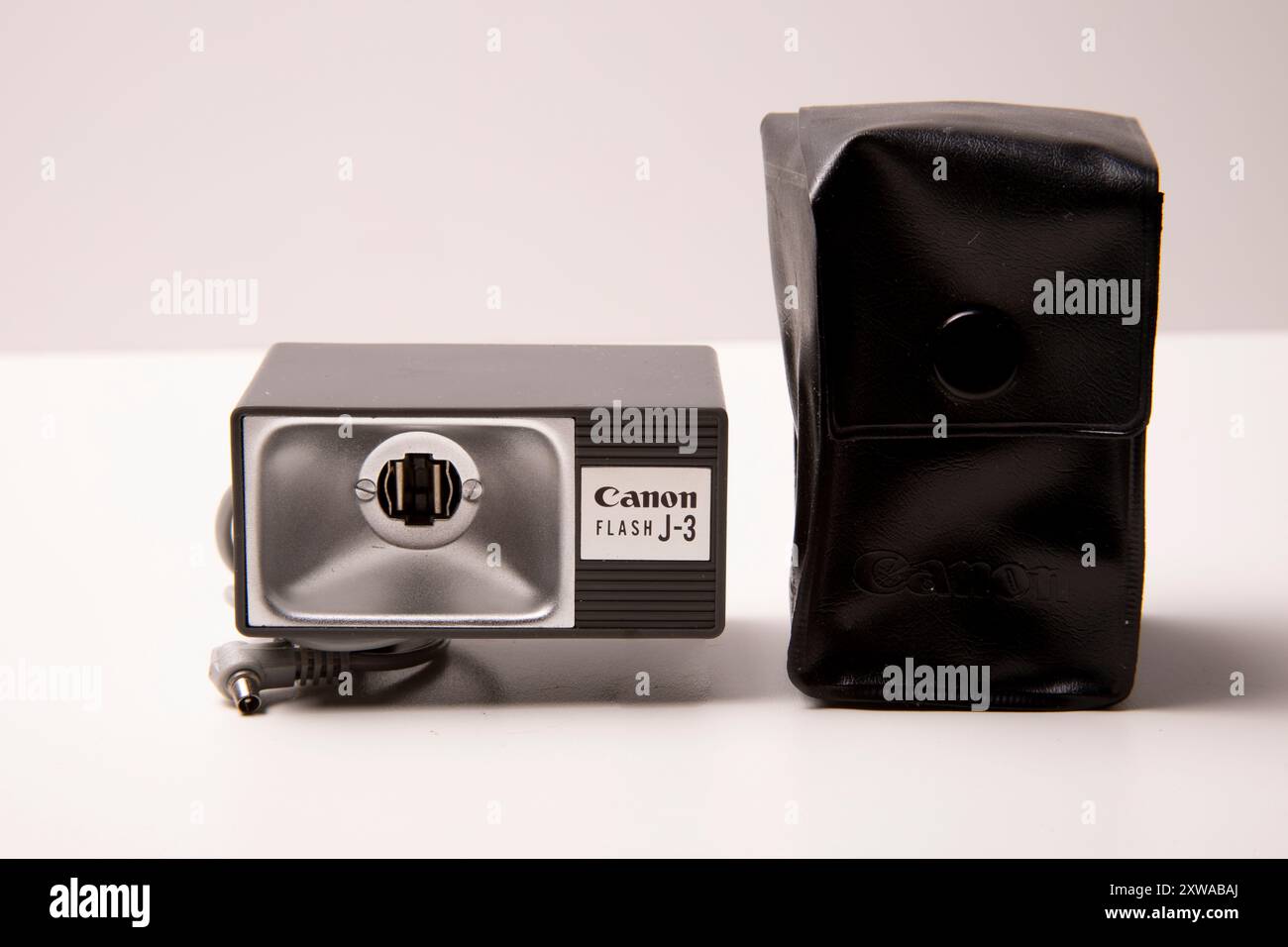 Canon J-3 Flash w/ Case Stock Photo