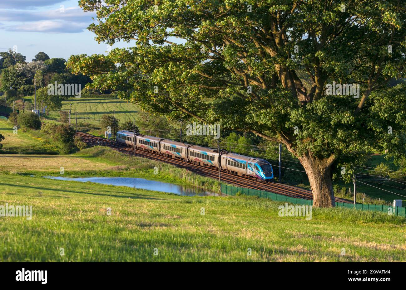 Transpennine Express CAF class 397 electric train 397005 running empty ...