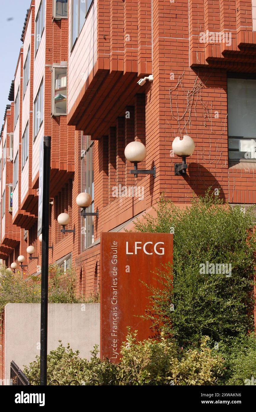 Lycee Francais Charles de Gaulle Stock Photo