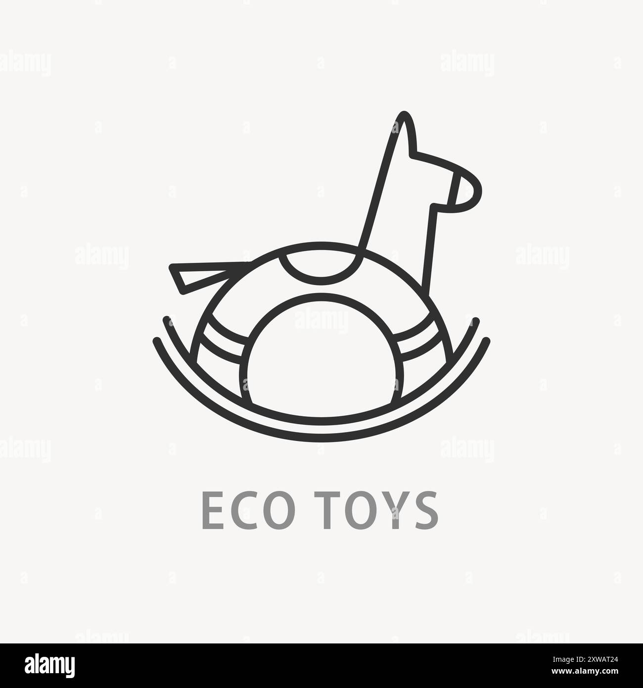 Rocking Wooden Horse Icon Vector Illustration Stock Vector Image Art rocking-wooden-horse-icon-vector-illustration-stock-vector-image-art