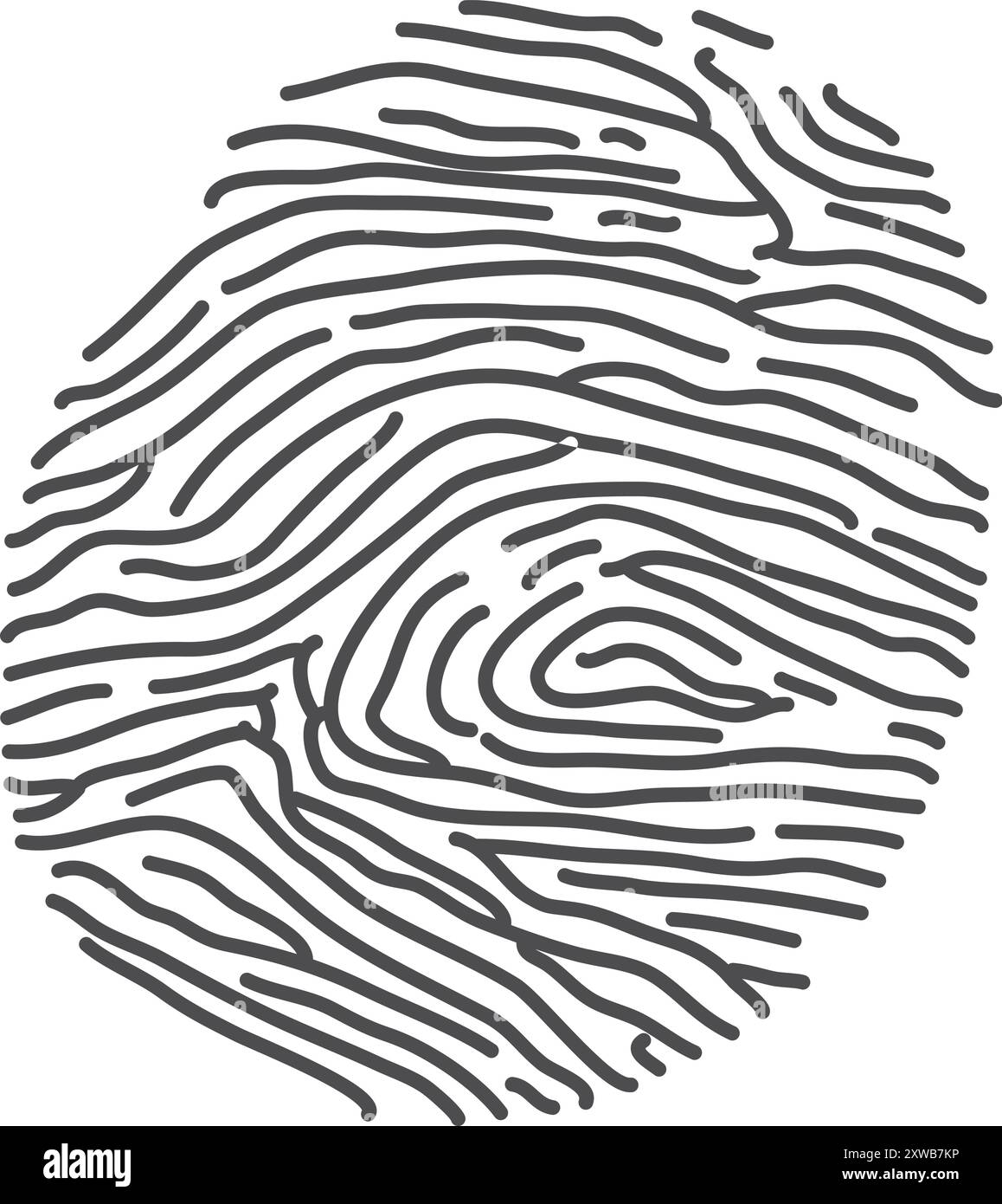 Finger mark. Clue symbol. Unique human print Stock Vector Image & Art ...