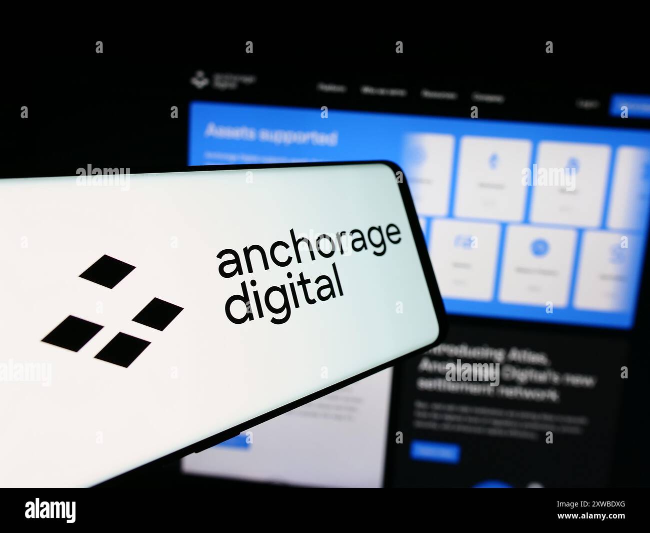 Anchorage digital logo hi-res stock photography and images - Alamy