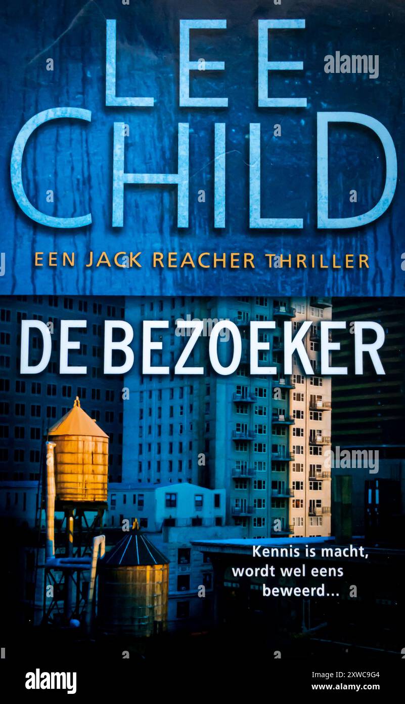 Lee Child De Bezoeker novel Book 4 in the Jack Reacher series 0- The Visitor - Dutch edition - 2000 Stock Photo