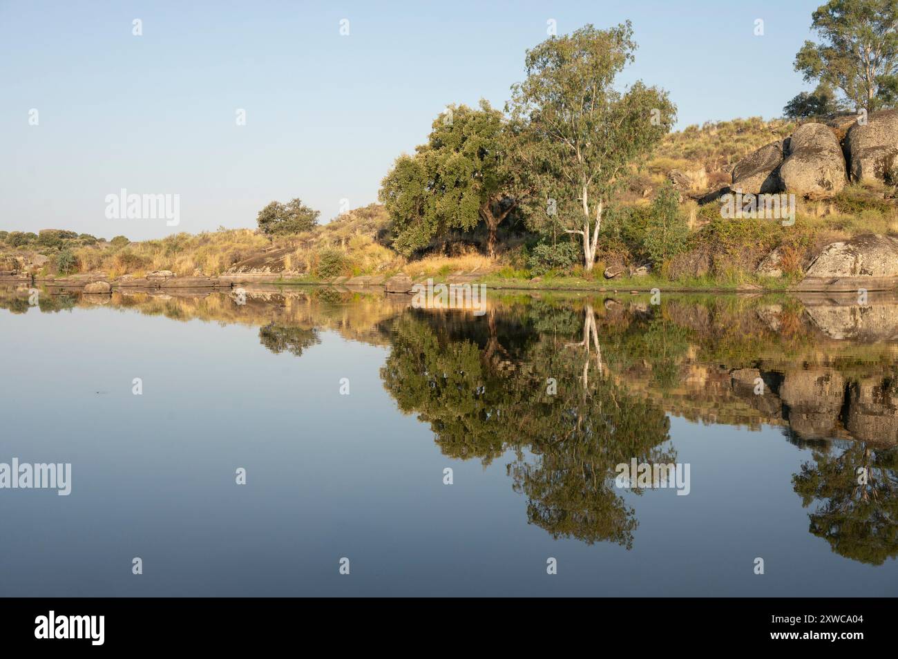 Serene landscape reflects hi-res stock photography and images - Alamy