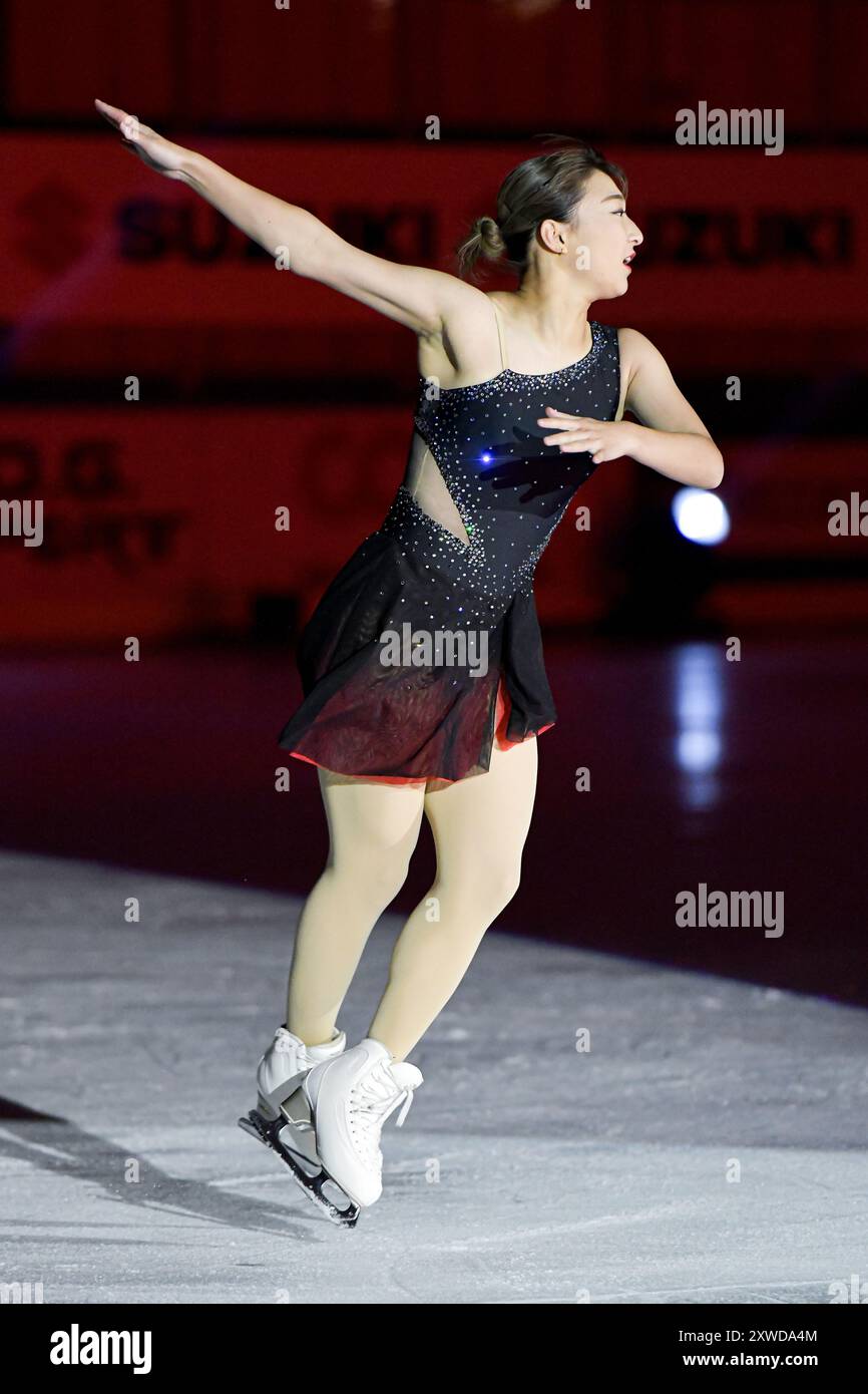 Kaori SAKAMOTO (JPN), at the Japanese Dream - Ice Gala, at Acinque Ice Arena, on August 15, 2024 in Varese, Italy. Credit: Raniero Corbelletti/AFLO/Alamy Live News Stock Photo