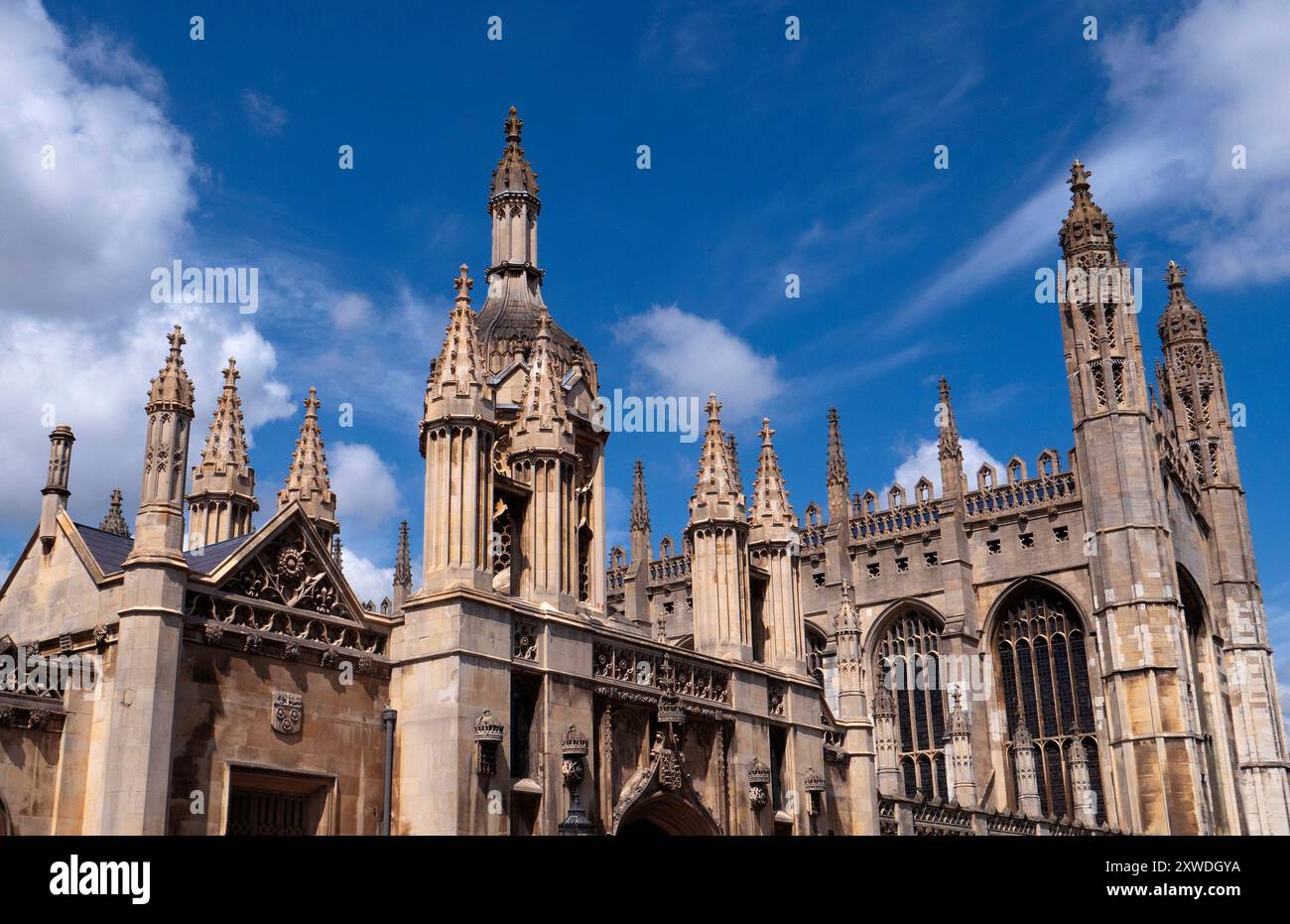 KING'S COLLEGE, CAMBRIDGE, ENGLAND Stock Photo