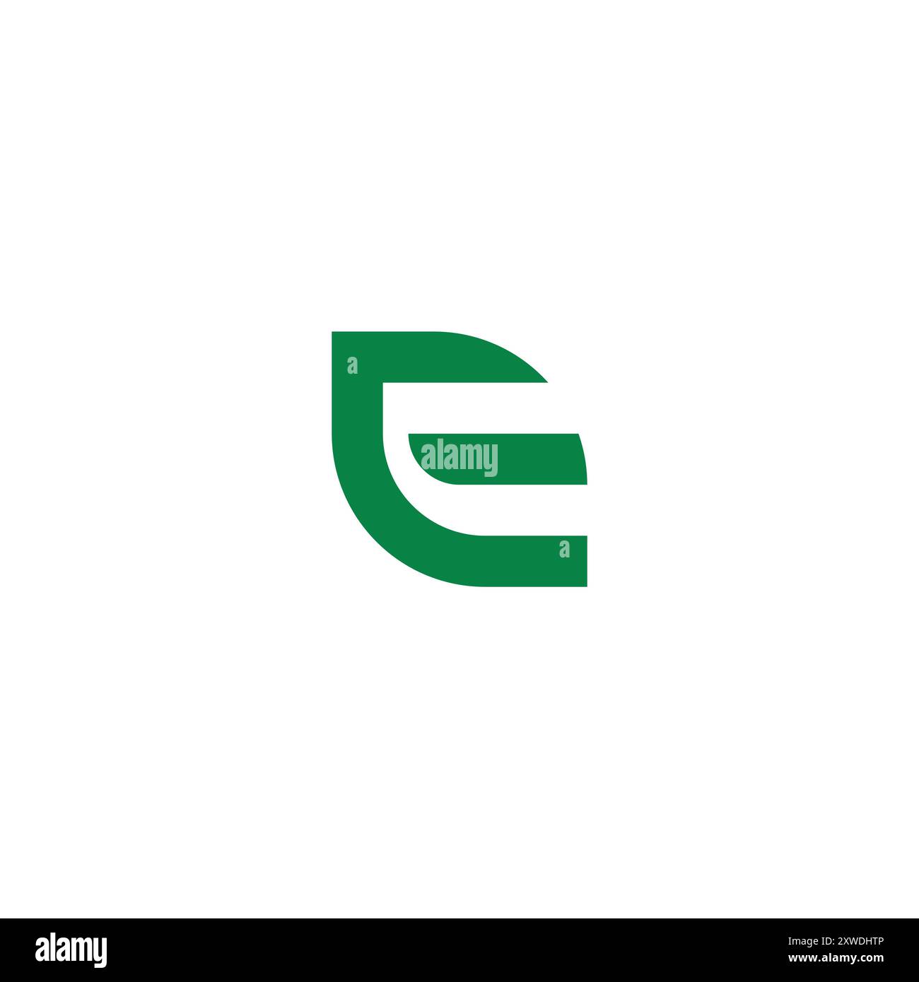 Letter E and Leaf logo or icon design Stock Vector Image & Art - Alamy