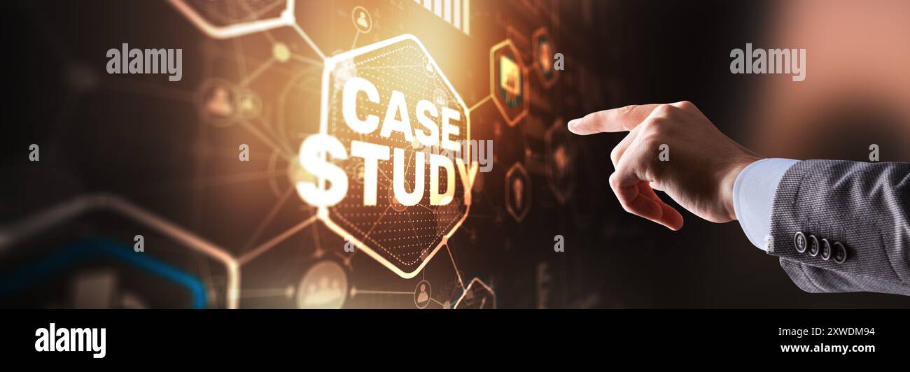 In the social and life sciences a case study concept Stock Photo