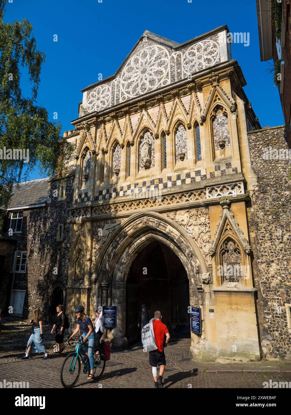 The Ethelbert Gate, Norwich, Norfolk, England, UK, GB. Stock Photo