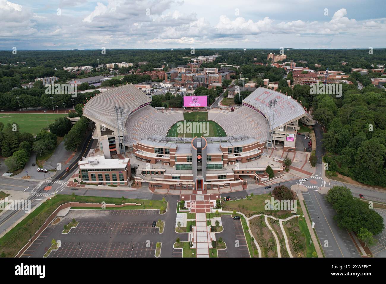 Clemson University, Memorial Stadium's Tiger Walk Stock Photo