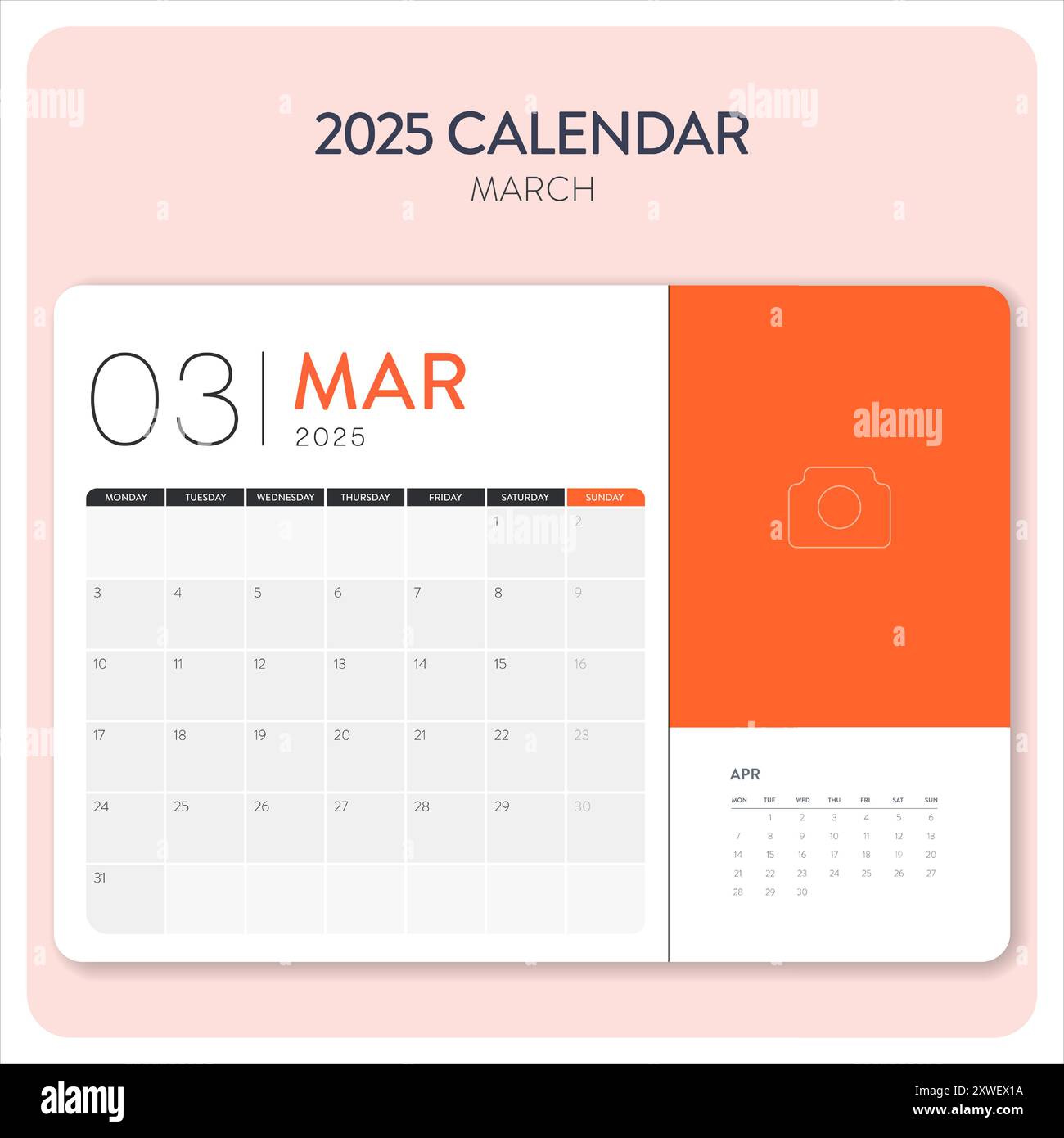 March 2025 Digital Calendar