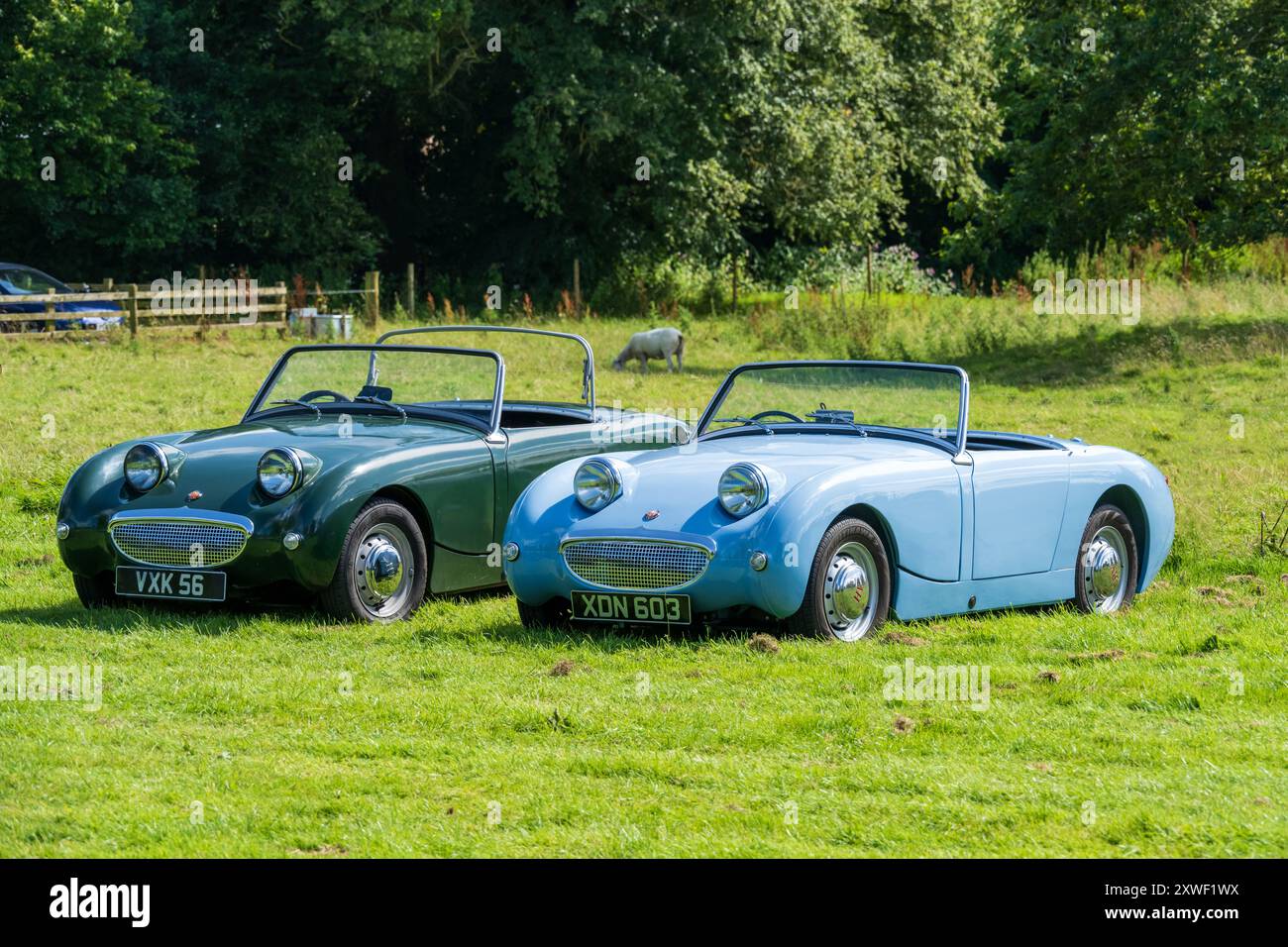 The Austin-Healey Sprite is a small open sports car produced in the United Kingdom from 1958 until 1971 Stock Photo