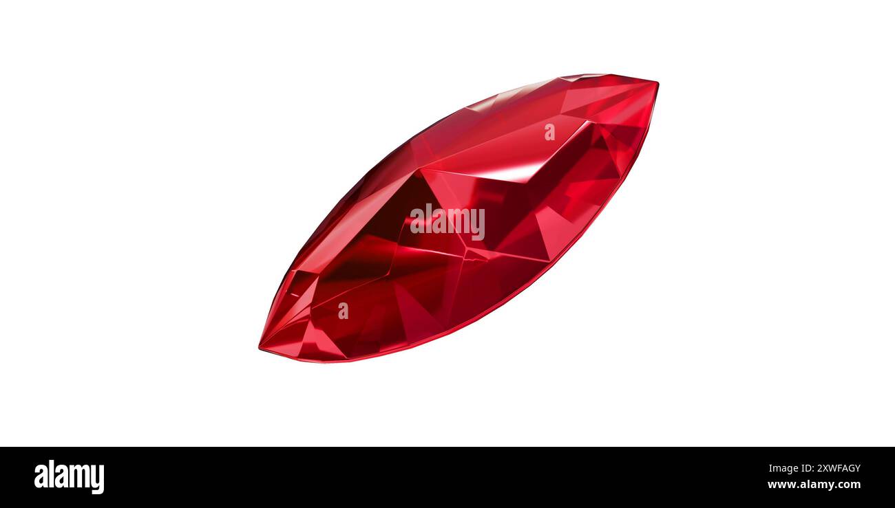 Ruby Gem on transparent background, red gemstone diamond isolated Stock ...