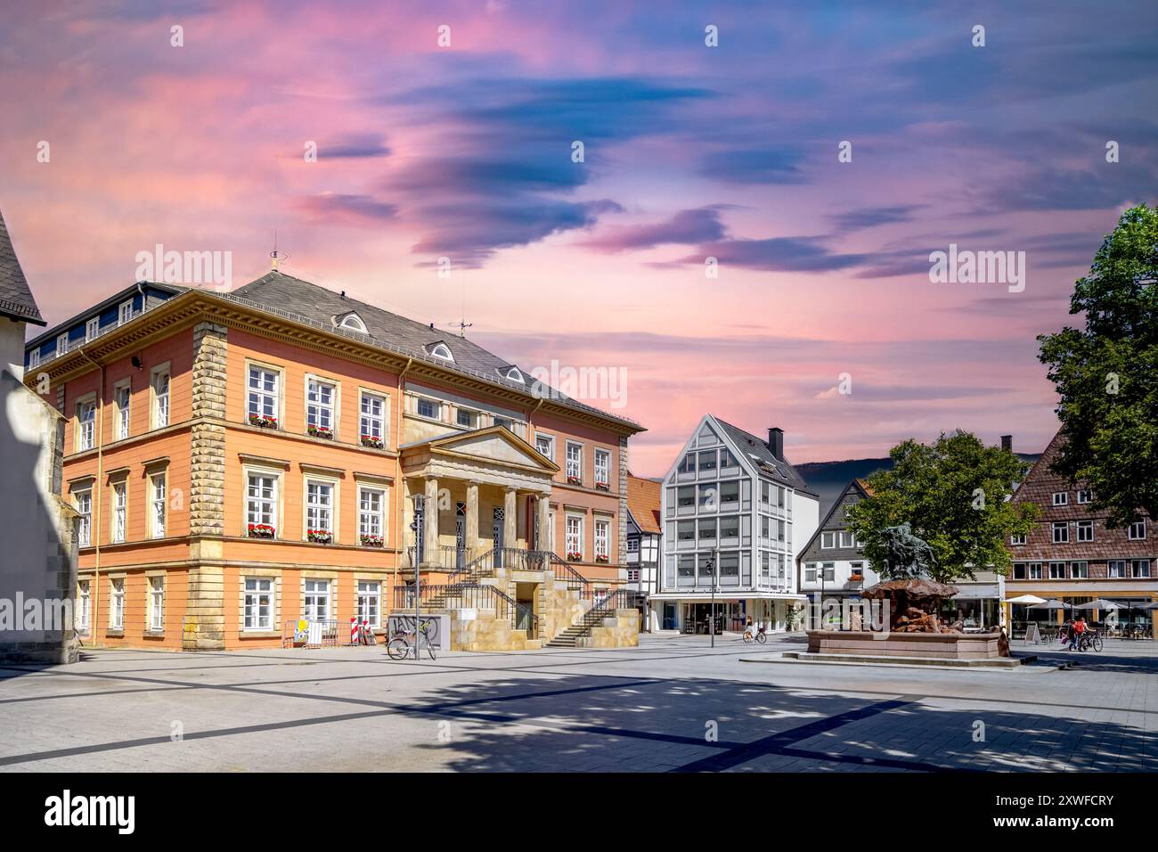 Old city of Detmold, Germany Stock Photo - Alamy