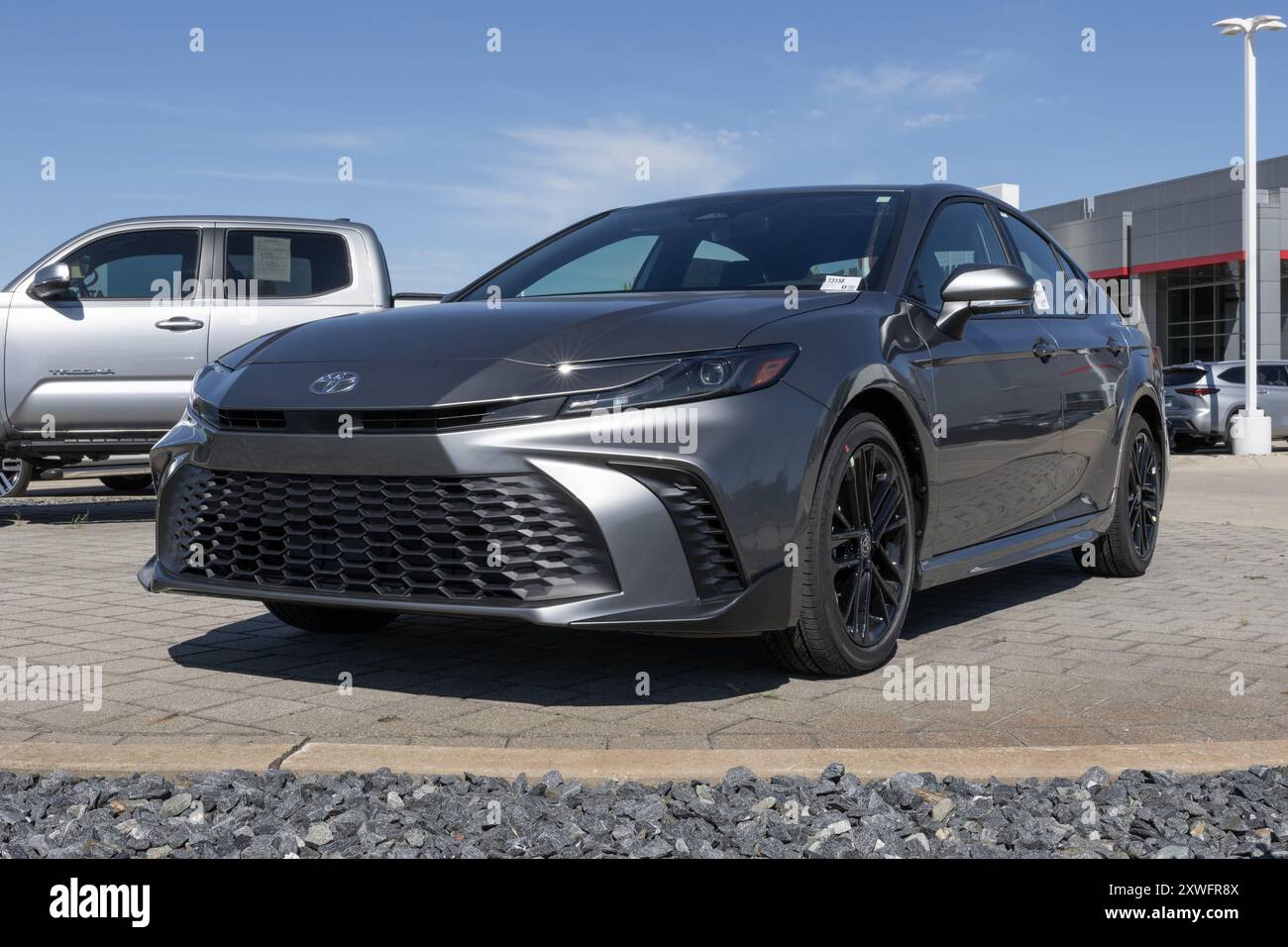 Lafayette - August 10, 2024: Toyota Camry SE display at a dealership ...