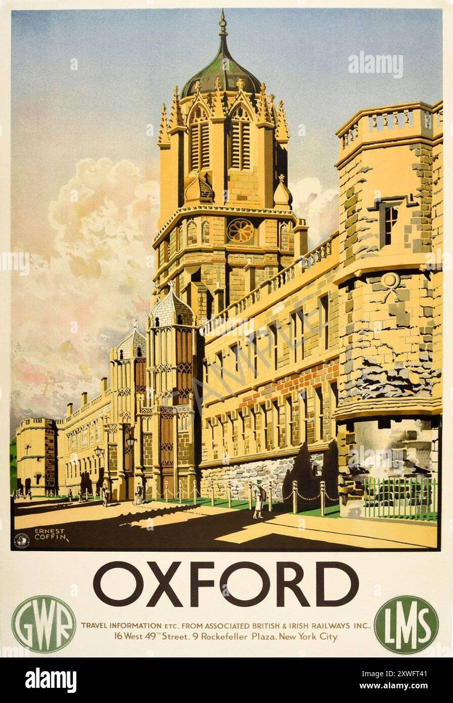 Vintage travel rail poster 1920s hi-res stock photography and images ...