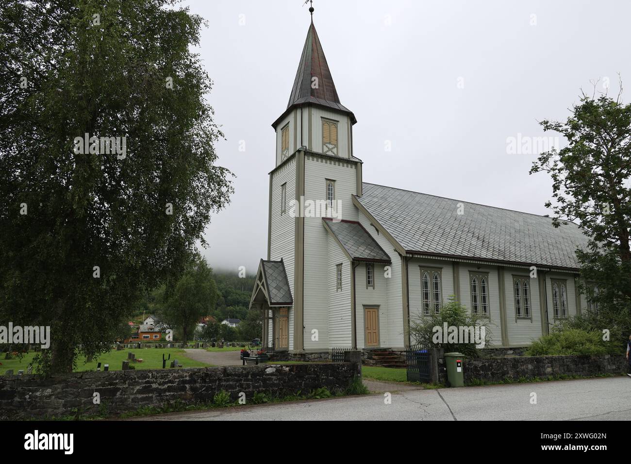 Hjorundfjord church hi-res stock photography and images - Alamy