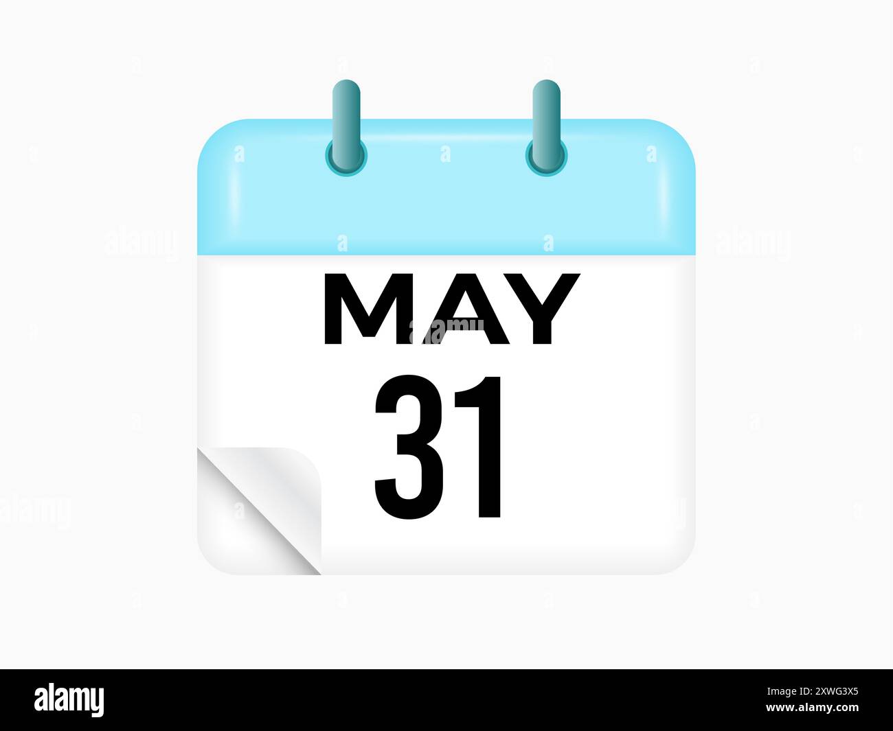 May 31 calendar and time planner daily calendar icon reminder