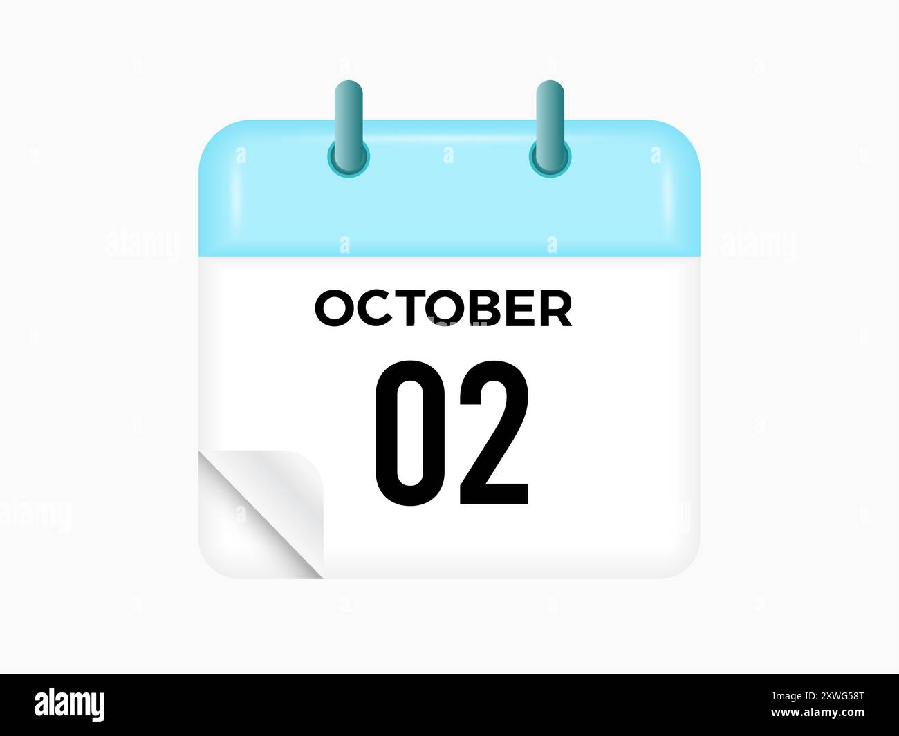 2 october vector vectors Cut Out Stock Images & Pictures - Alamy