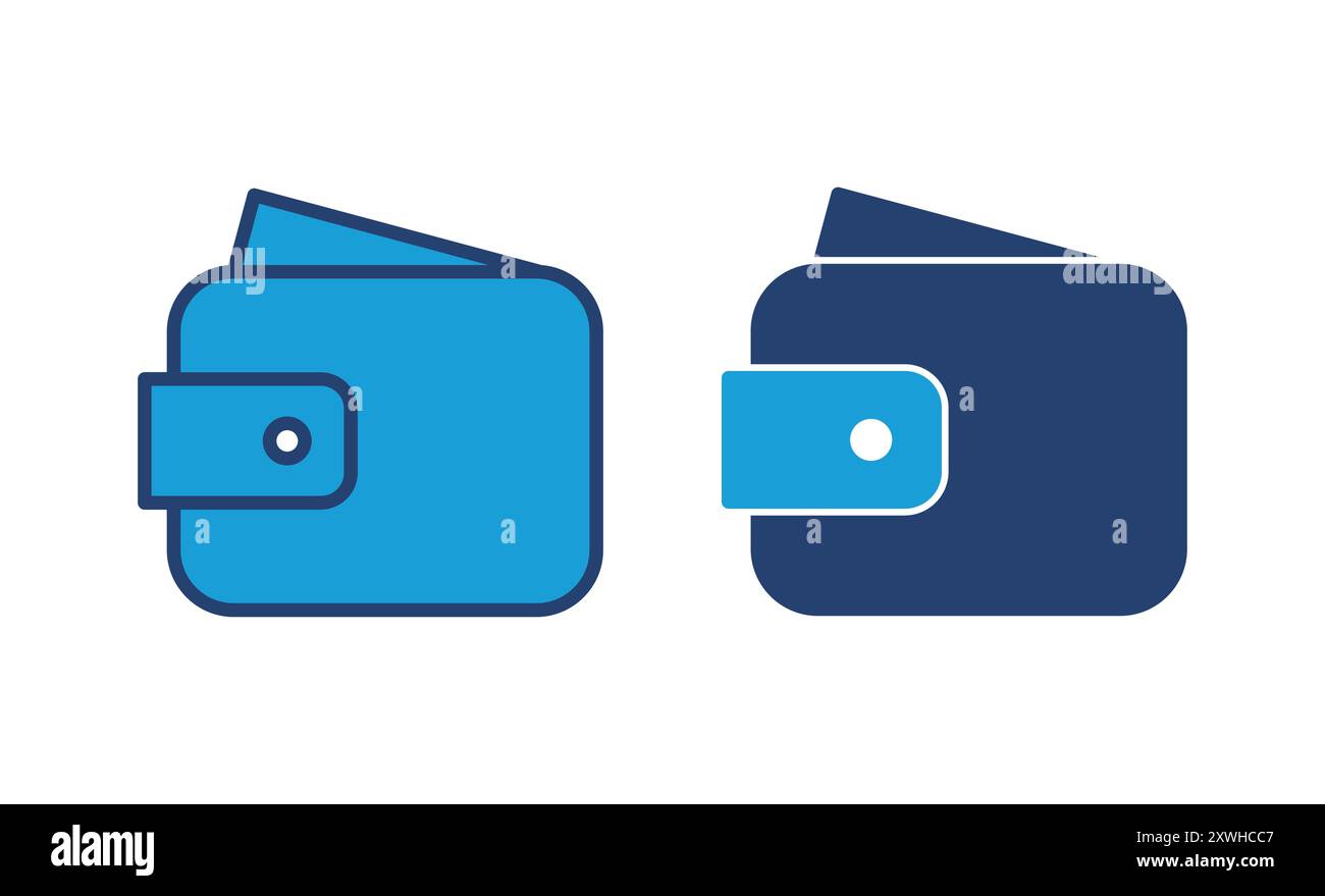 Wallet icon vector. wallet vector icon Stock Vector