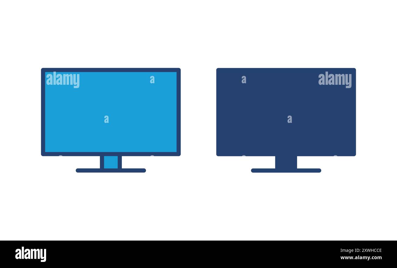 Tv icon vector. television icon vector Stock Vector