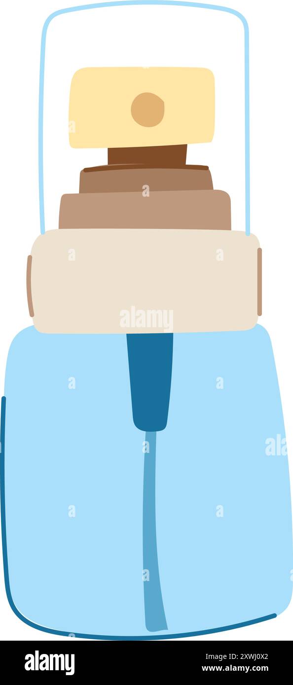 pump spray bottle cartoon vector illustration Stock Vector Image & Art ...