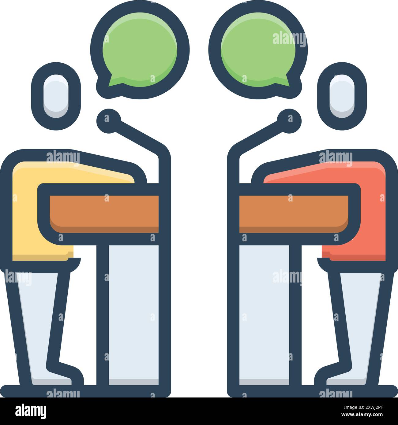 Candidate discussion Cut Out Stock Images & Pictures - Alamy