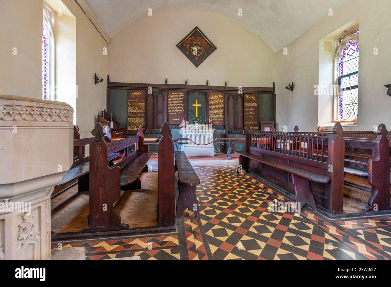 Wolford Chapel in Devon, England, is the burial place of John Graves ...