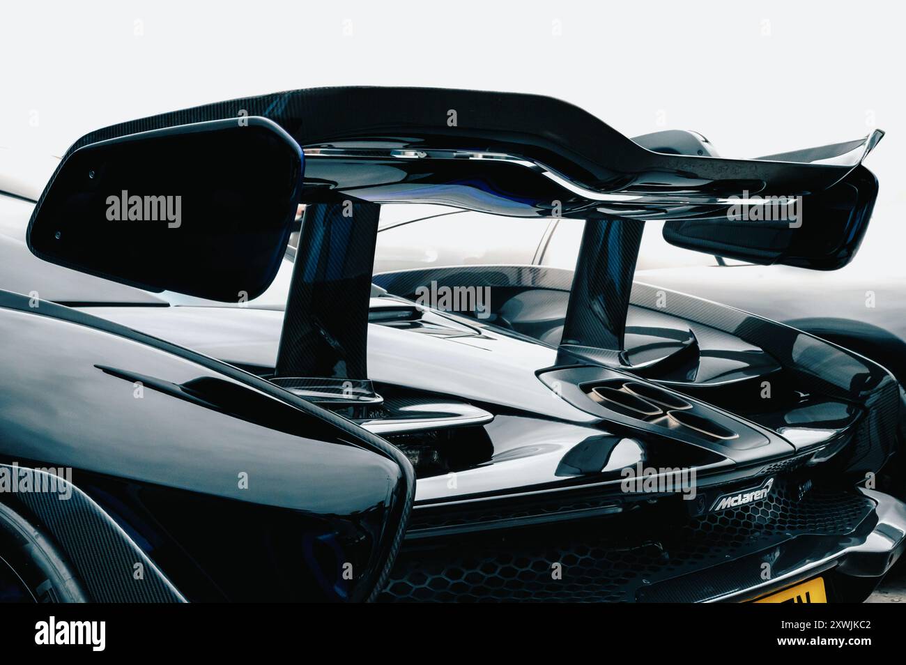 McLaren Senna - Rear Wing Stock Photo - Alamy