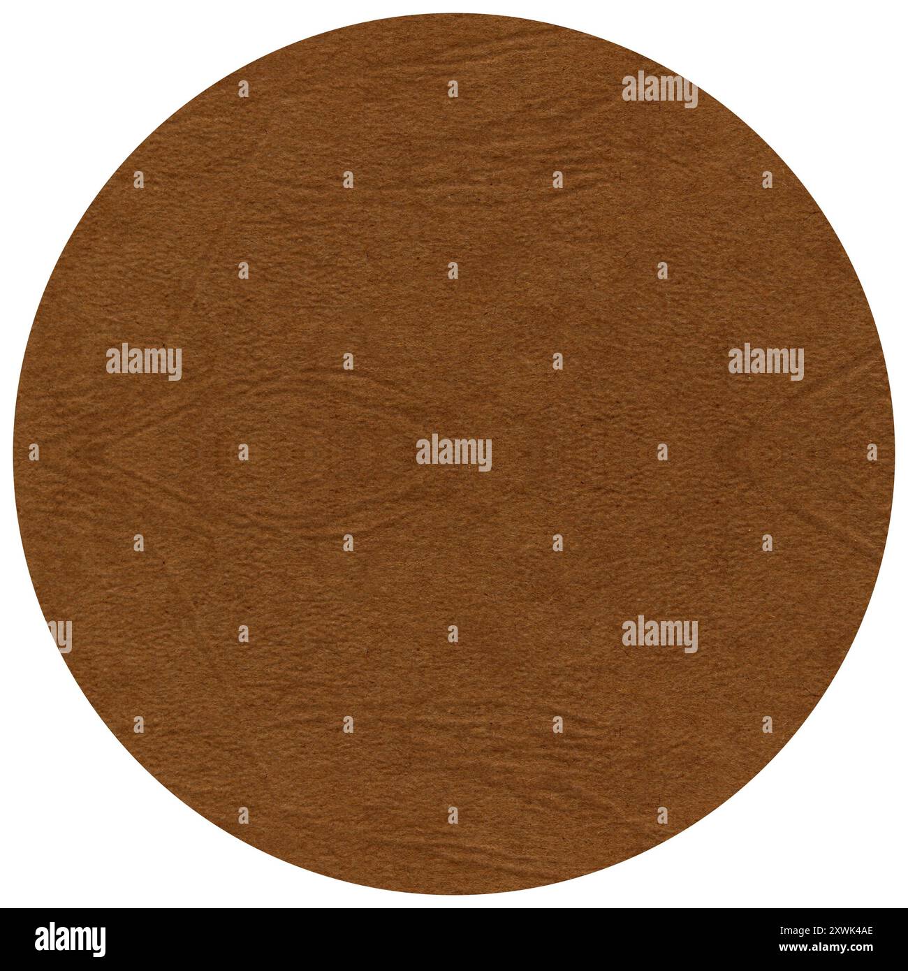 Suitable for background, leather texture surface kraft brown paper close-up, can be used for web templates and artworks Stock Photo