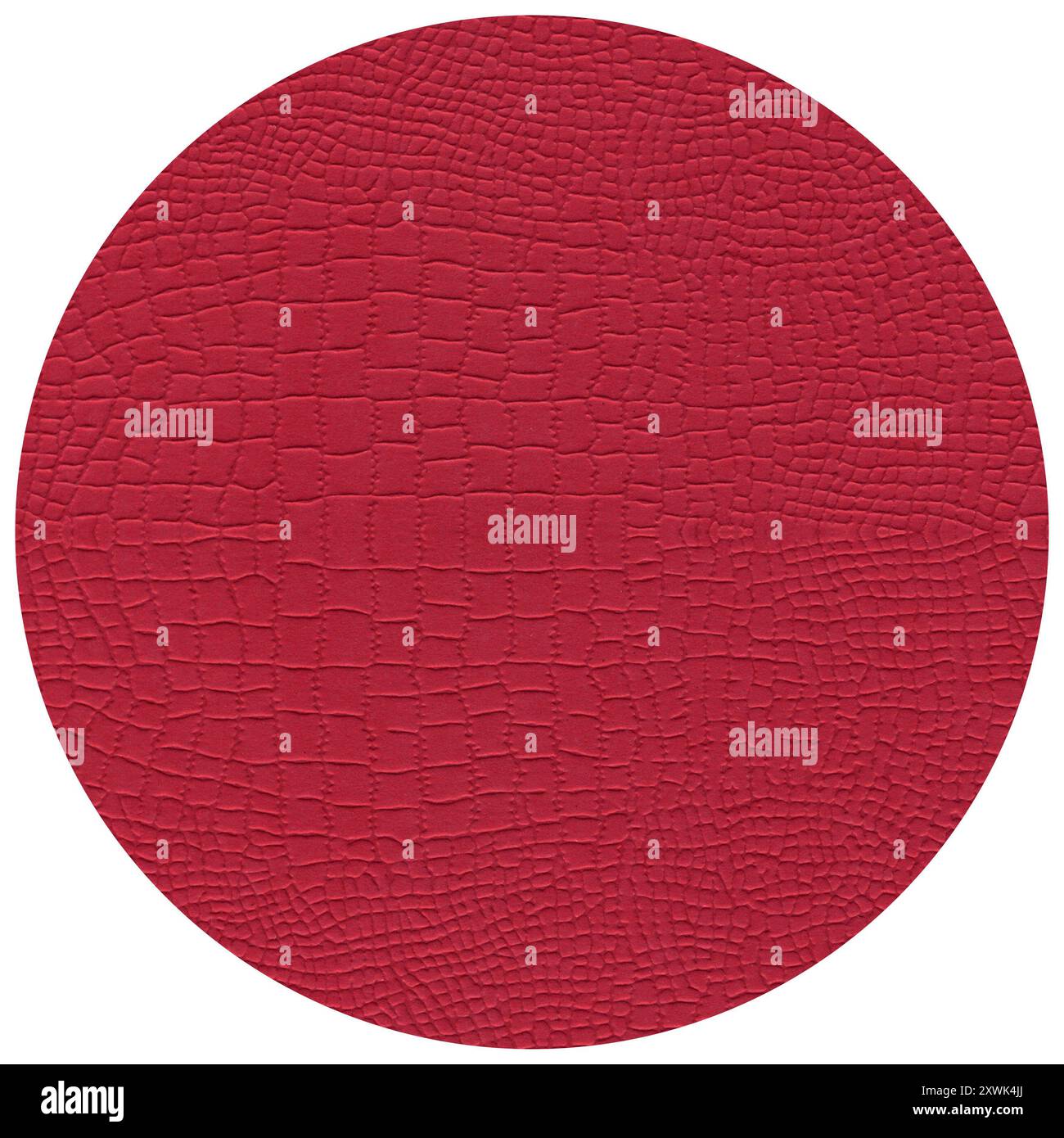 Suitable for background, crocodile leather texture surface kraft red burgundy paper close-up, can be used for web templates and artworks Stock Photo