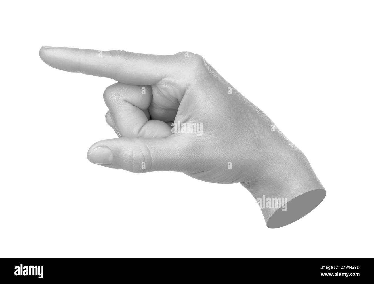 Hand touching touch screen Black and White Stock Photos & Images - Alamy