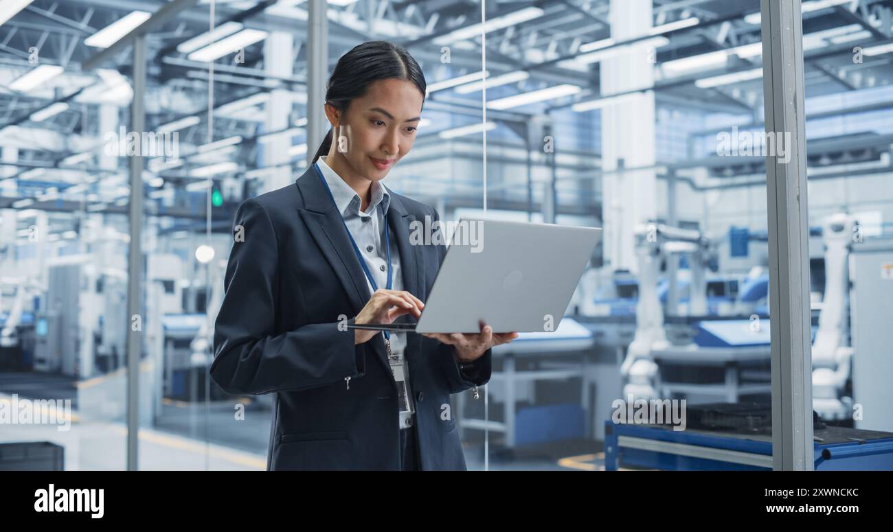 Autonomous robot working with employees hi-res stock photography and ...