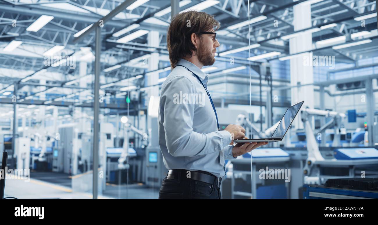 Portrait experienced robotic specialist engineering hi-res stock ...