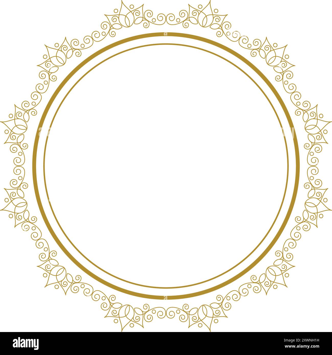 Pattern Frame French French vintage frame Stock Vector Images - Alamy