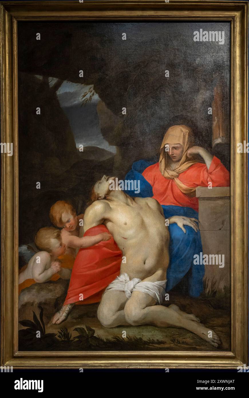 Martyrdom of saint bartholomew by lubin baugin hi-res stock photography ...