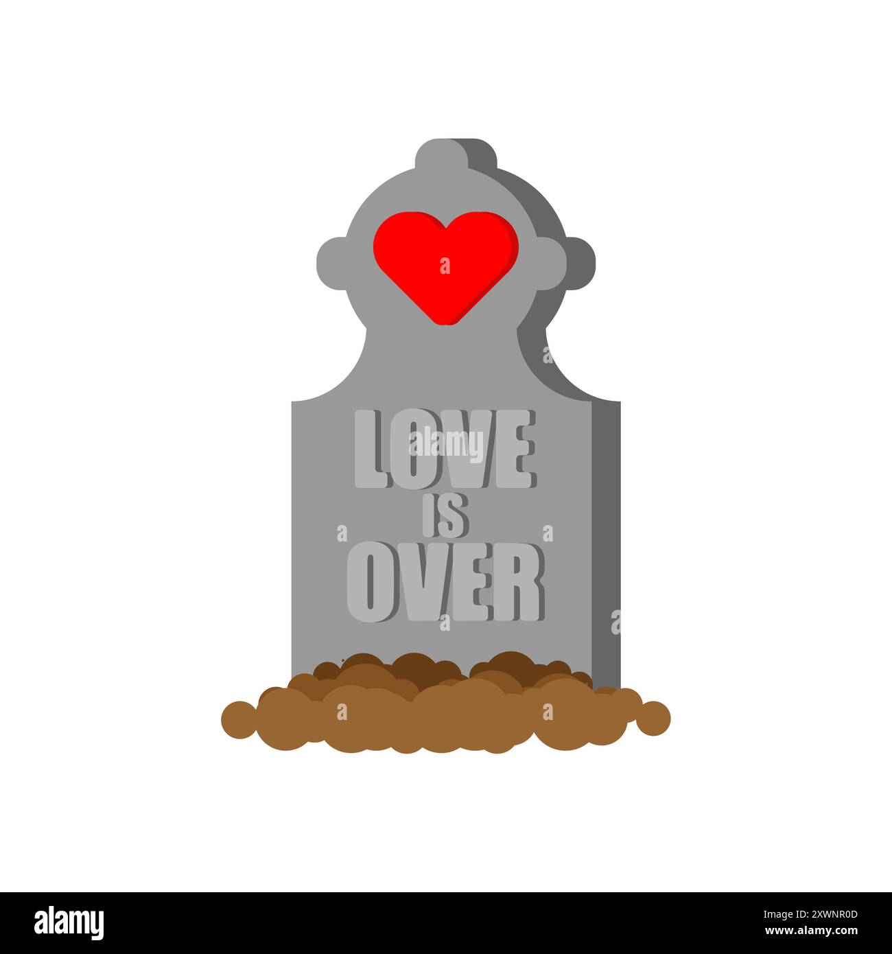 Love Rip Cross over grave christian cemetery Stock Vector Images - Alamy