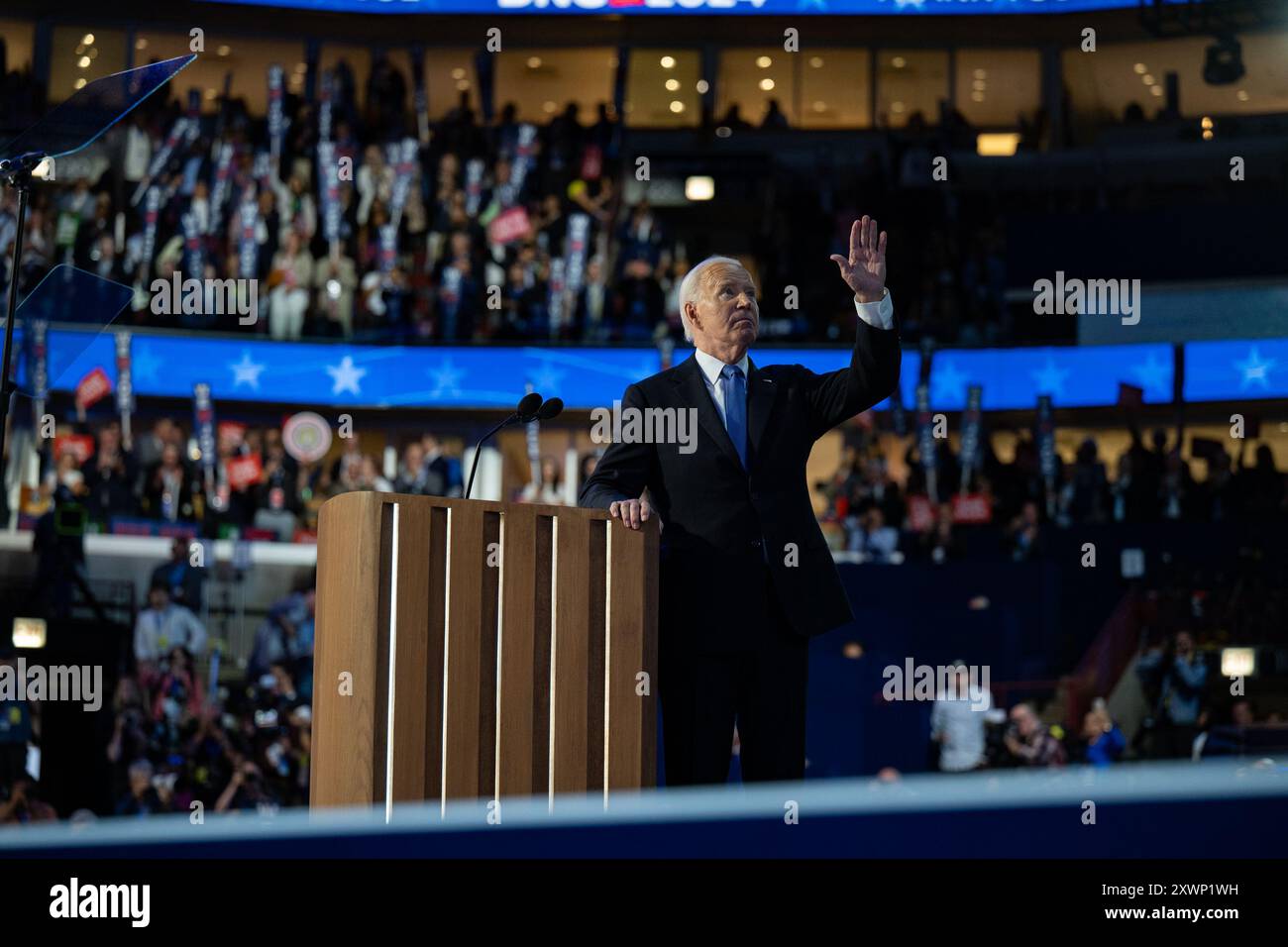 Joe biden democratic convention 2024 hires stock photography and